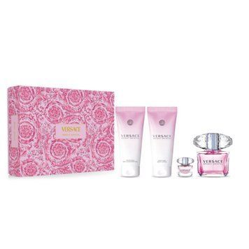Набір "Versace Bright Crystal" (90 edt+5edt+100 lotion+100 bath gel) 499 фото